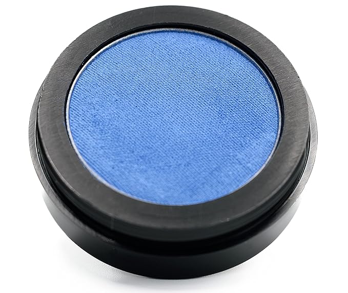 Tropical Classic Blue Shimmering Pressed Powder Single Vegan Eyeshadow; Talc, Paraben & Cruelty Free