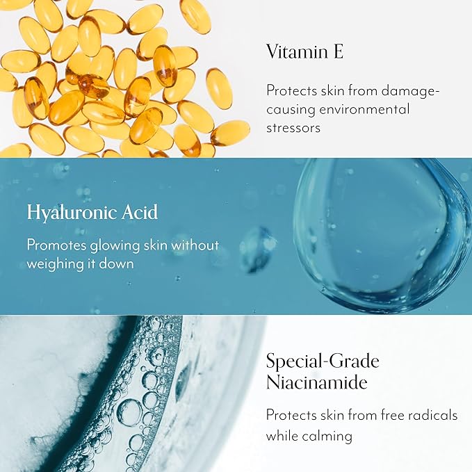 Bliss Glow & Hydrate Serum - Niacinamide + Hyaluronic Acid Serum - 1 Fl Oz - Improves Dullness, Hydrates, Replenishes & Defends Skin - Lightweight Hydration - Clean - Vegan & Cruelty Free