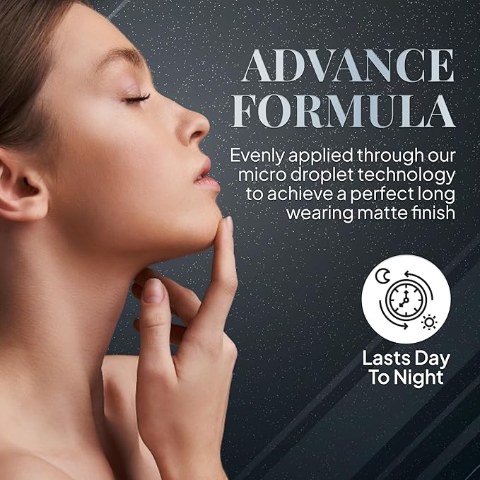 ERA Beauty Essentials Airbrush Makeup Collection (Era Face spray on Foundation - Y7 Carmel + Era Primer + Sponge)