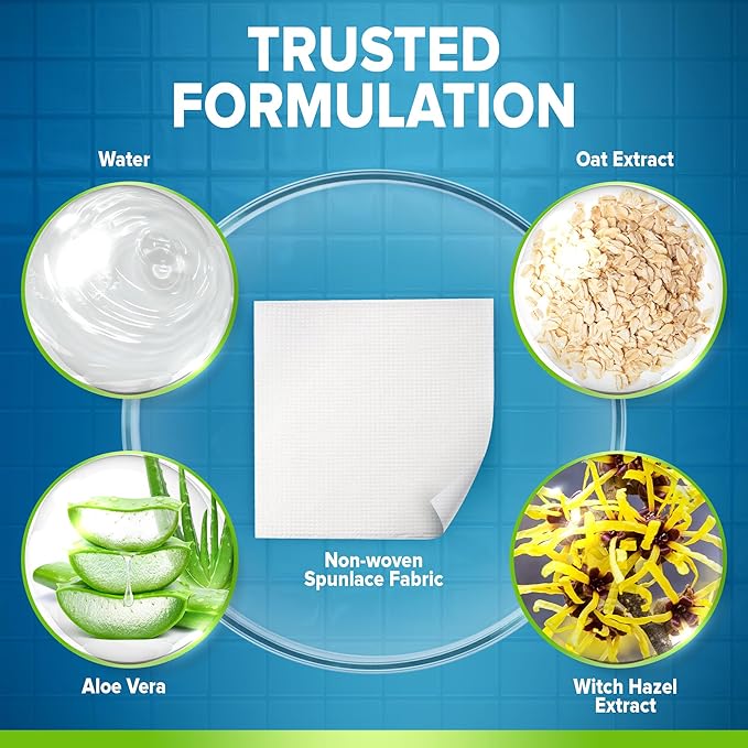 JJ CARE Eyelid Cleaning Wipes - Box of 80, 4"x4" Individually Wrapped Moisturizing Eye Lid Scrubbing Wipes for Irritated, Itchy, and Dry Eyes, Hypoallergenic Eye Scrub & Eyelashes cleaning Pads