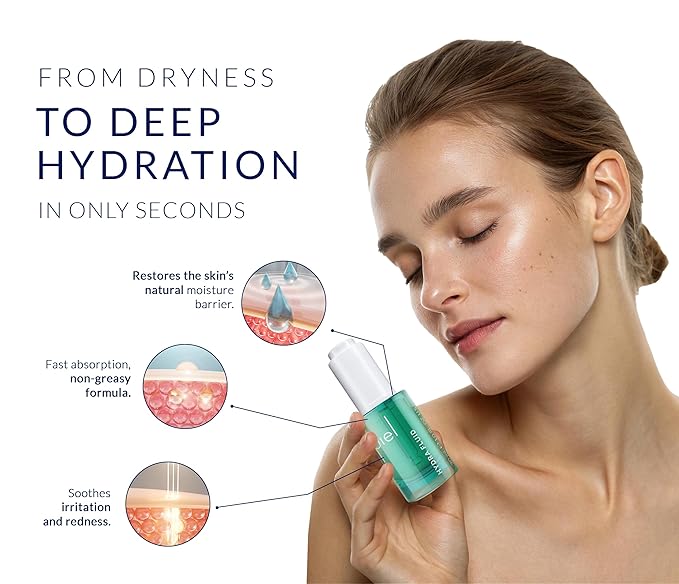 Piel Hydra Fluid – Hydrating Facial Serum with Hyaluronic Acid and Allantoin – Lightweight and Fast-Absorbing Formula – Fragrance-Free – Suitable for All Skin Types