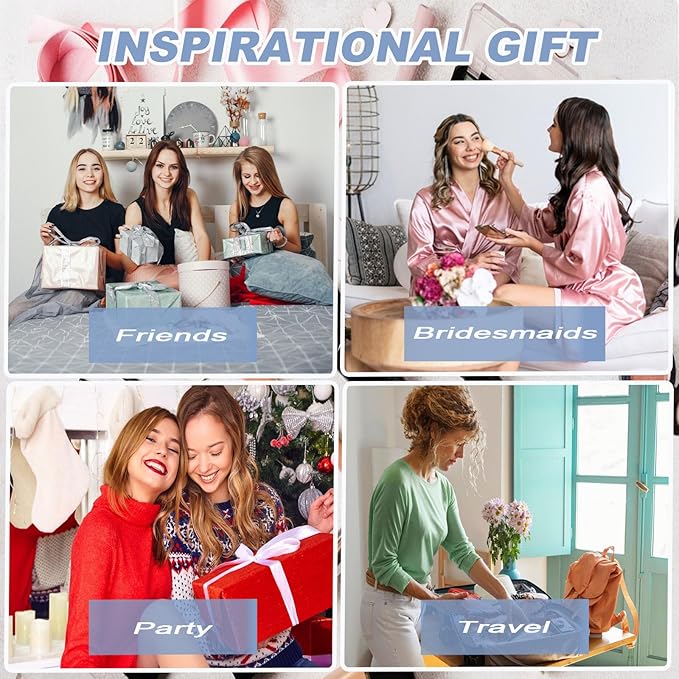 16 Sets Travel Makeup Brush Set Bulk Brushes Bag Mini Face Make up Brushes Brushes Bag for Makeup Party Favors Wedding Bridal Shower Favors Bridesmaid Gift Bachelorette Party Gift(Blue)