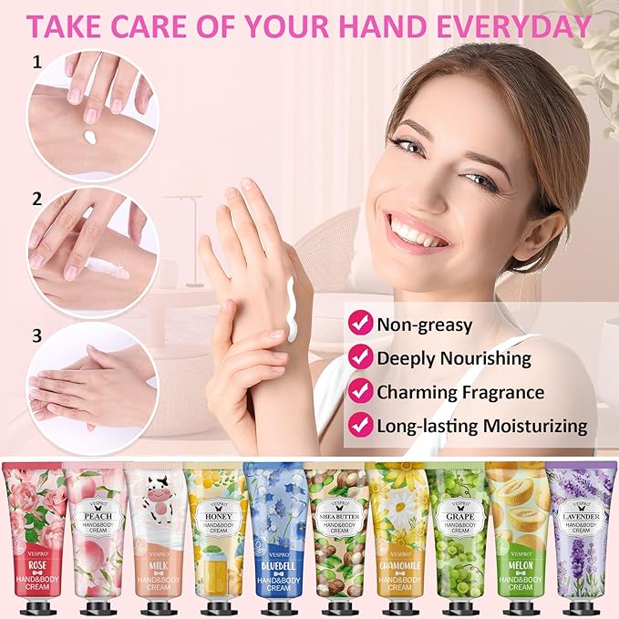 168 Pack Hand Cream Set For Women, Hand Lotion for Bridal Shower Favors, Bridesmaid Gifts, Thank You Gifts, Birthday Gifts, Employee Appreciation Gifts, Hand Lotion Travel Size for Dry Cracked Hands