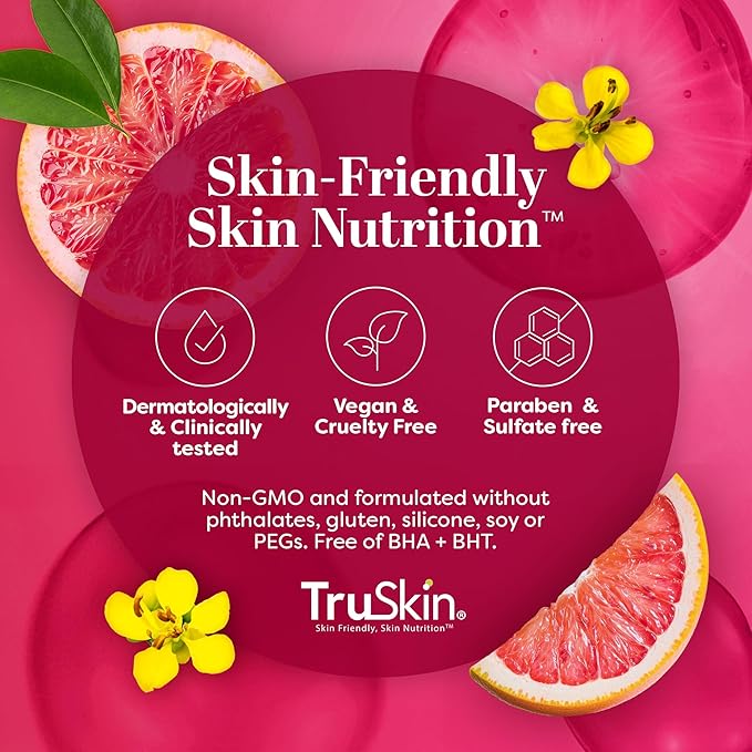 TruSkin Vitamin C Super Serum - Niacinamide, Retinol, Hyaluronic & Salicylic Acid - All-in-One Anti Aging Serum for Face – Improve Appearance of Dark Spots, Firmness for Brighter Looking Skin, 2 Fl Oz