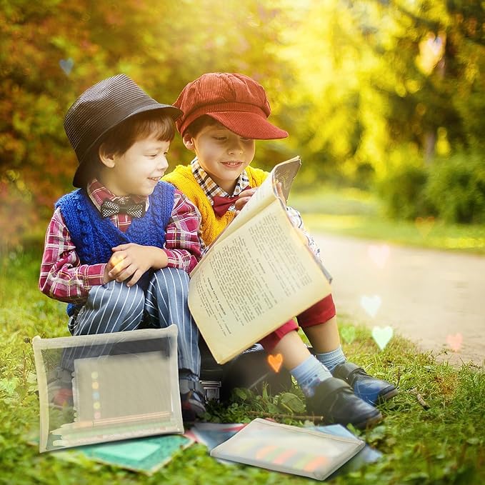 6 Pieces Mesh Makeup Bags Mesh Cosmetic Bag Portable Travel Organizing Zipper Pouch Toiletries Makeup Pouches for Home Office Travel Accessories