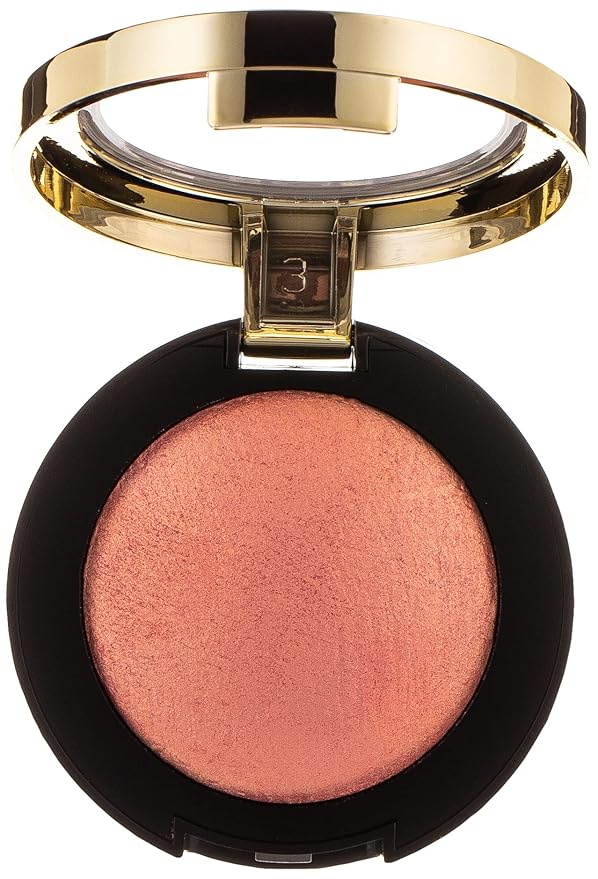 Milani Baked Blush, Powder Blush for Cheeks, Cruelty Free Makeup - Shape, Contour & Highlight Face for a Shimmery or Matte Finish - Bella Bellini