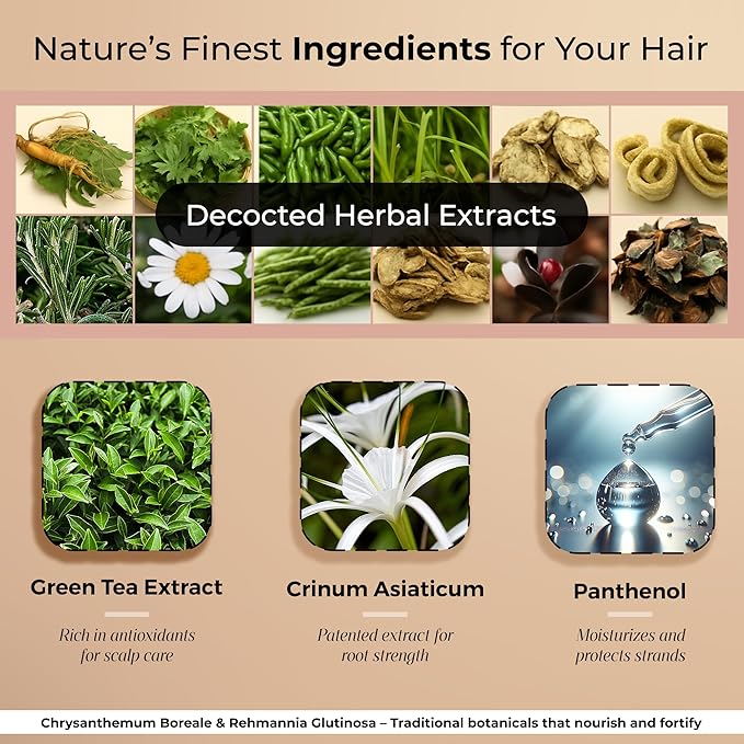 Sublimizhair Korean Herbal Shampoo for Dry & Damaged Hair | Hanbang Formula with Ginseng, Licorice & Tea Extracts | Gentle Scalp Cleansing | pH Balanced Shampoo | 300 ml / 10.1 fl oz