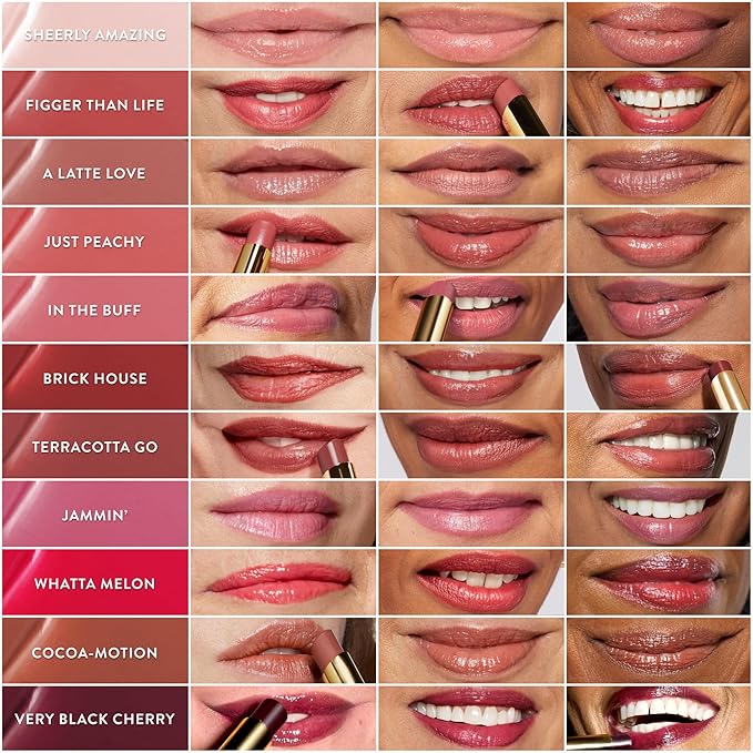 LAURA GELLER NEW YORK Jelly Balm Moisturizing Tinted Lip Balm - Terracotta Go - Hydrating Vitamin E - Semi-Shine Finish