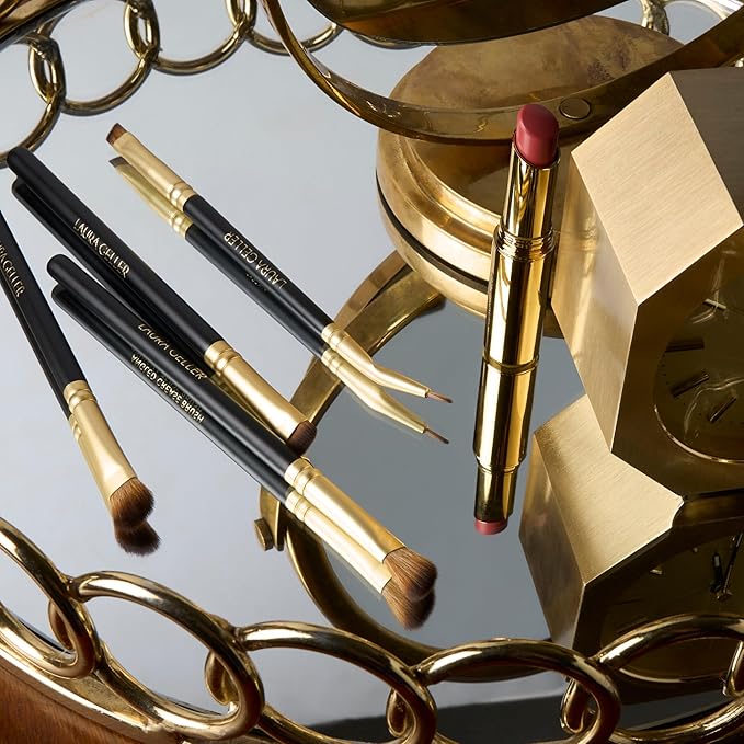 LAURA GELLER NEW YORK Shadow Skills 4-Piece Brush Set - Essential Eyeshadow Brushes - Pack of 4