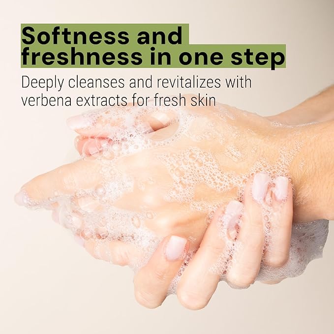 Panier des Sens - Liquid Hand Soap - Verbena Hand Wash - French Marseille Moisturizing Hand Soap with Coconut Oil - Refillable Kitchen & Bathroom Hand Soap - 97% Natural Ingredients -16.9 Fl.oz