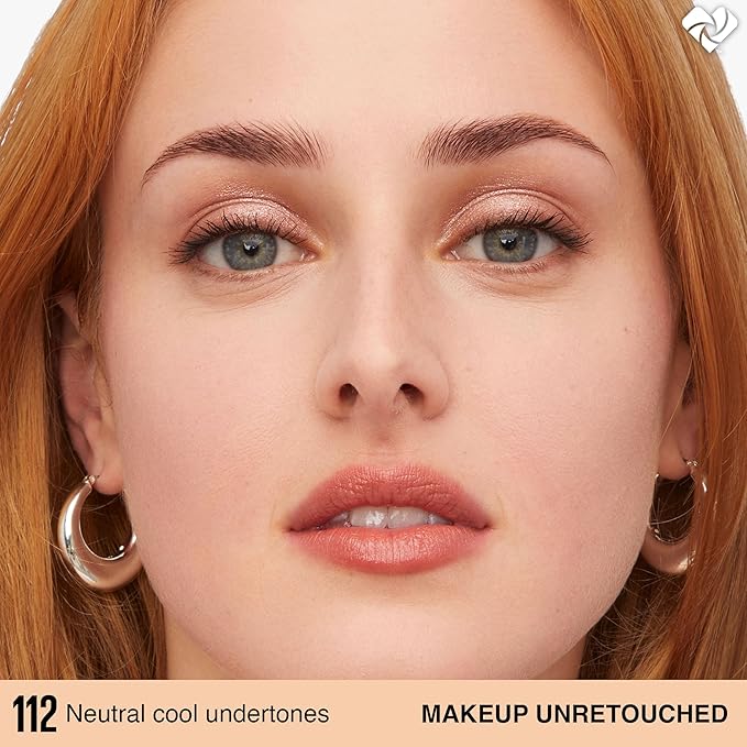 Maybelline Super Stay Lumi-Matte Foundation, Lightweight and Buildable Full Coverage Foundation Makeup For Up To 30HR Wear, 112, 1 Count