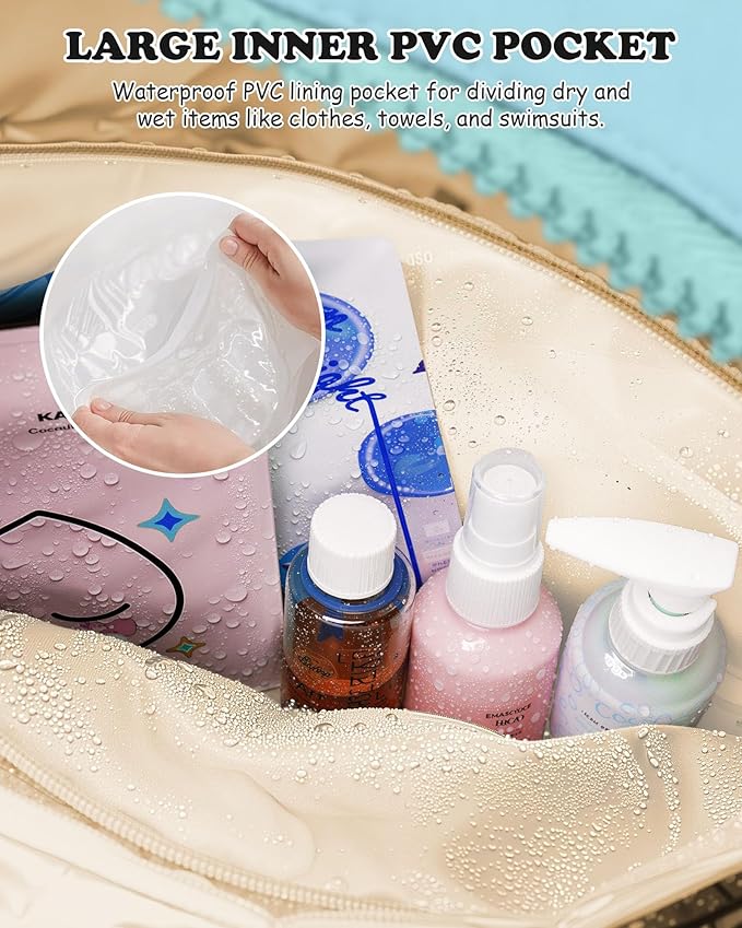 10 Year Old Girl Gifts-Duffle Bag, Weekender Bags for Girl，Gift for Everyone-Initial Overnight Bag with Wet Pocket，Lightweight Dance Bags Personalized Gymnastics bag with Makeup Pouch