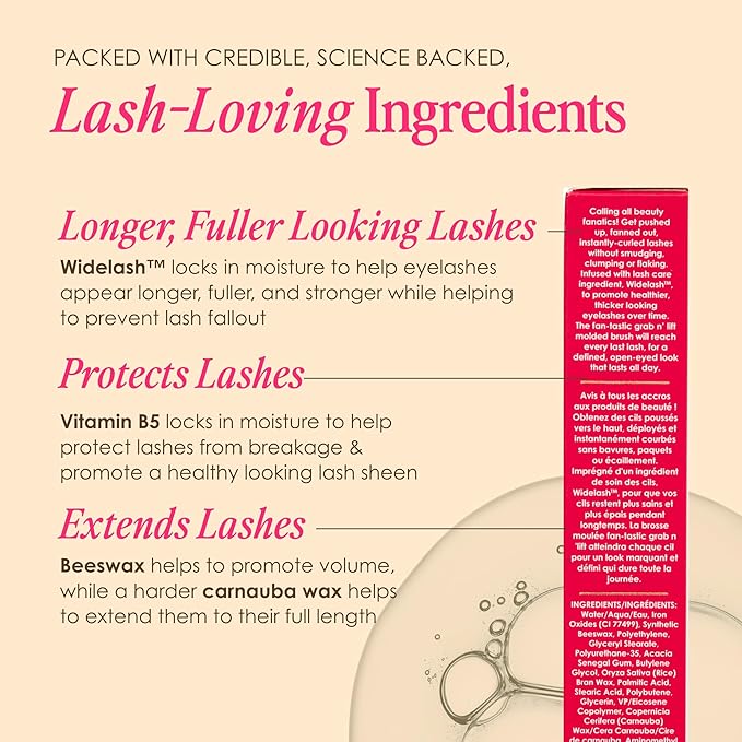 Grande Cosmetics GrandeFANATIC Fanning and Curling Mascara, 0.37 oz.