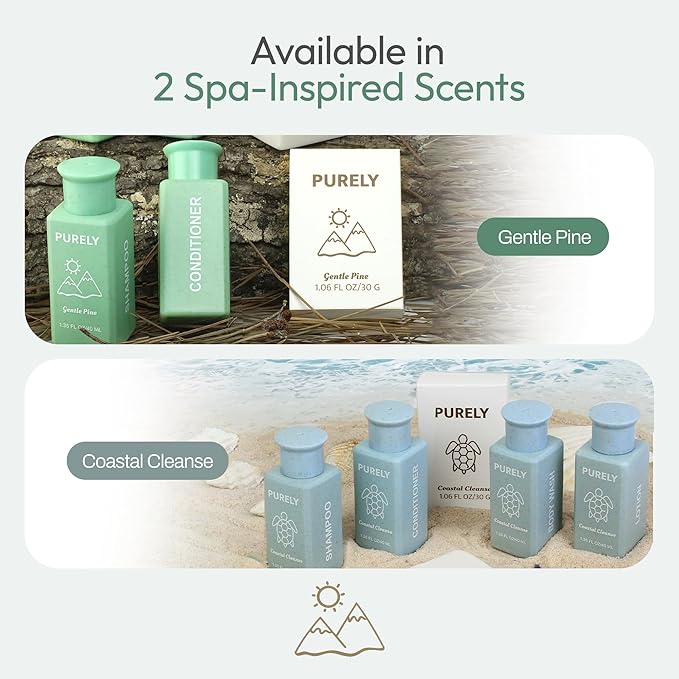 150 piece set | Hotel Soaps and Toiletries Bulk set | Airbnb Essentials for Hosts | Mini Travel Size Shampoo and Conditioner Sets | Bulk Travel Size Toiletries | Homeless Supplies Bulk Amenities