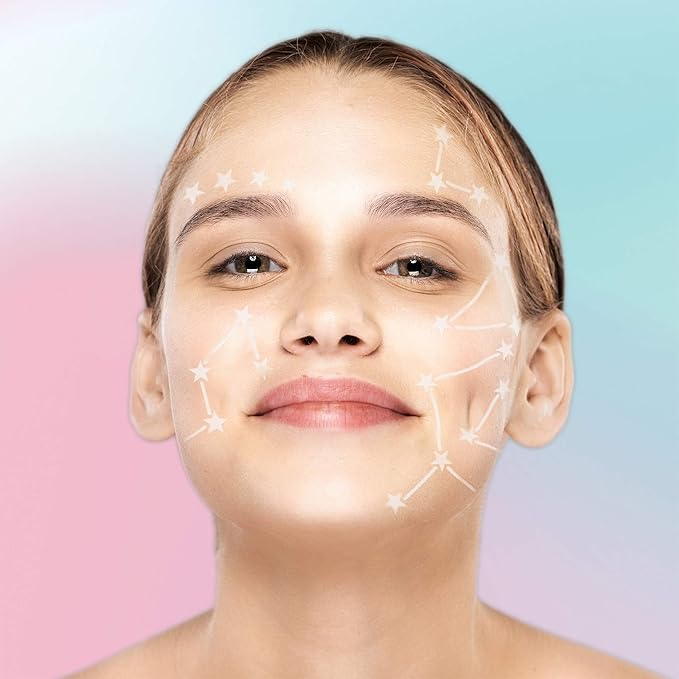 Stencil1FX - Constellations Stars Eye Makeup Stencil for Costumes, Dress Up, Halloween, Cosplay, Arts, Face Painting