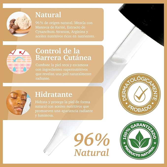 Purifect Smoother Than Butter Shea Butter Facial Serum with Vitamin E Oil, Shea Butter Moisturises Dry Skin, Protects the Skin Barrier, Soothes Irritation and Softens Young Skin 30ml