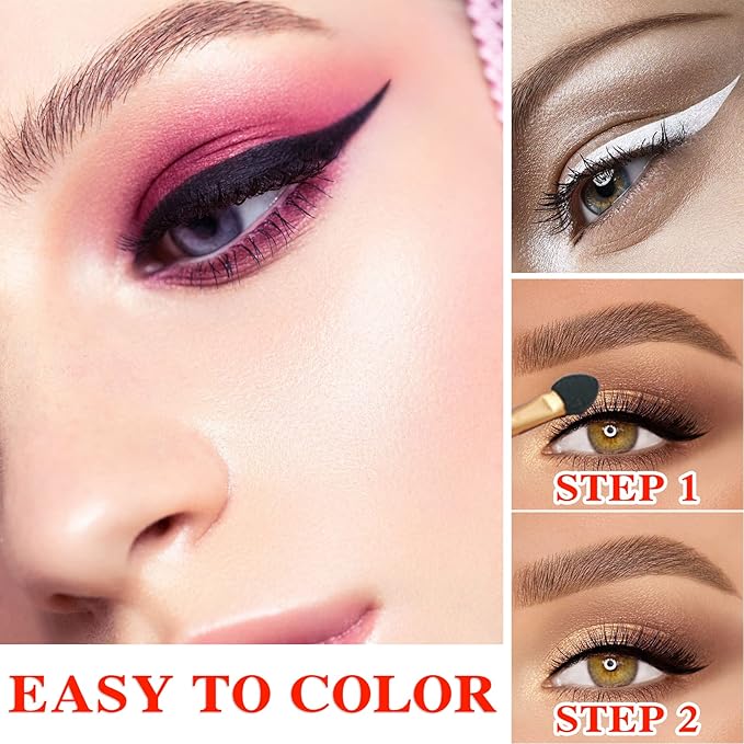 Matte 12 Colors Makeup Naked Eyeshadow Palette,Nude Matte Eyeshadow Palette,Natural Pigment Eye Shadow Pallete Set Long Lasting & Waterproof Smokey Eye Professional Beauty Makeup Kit