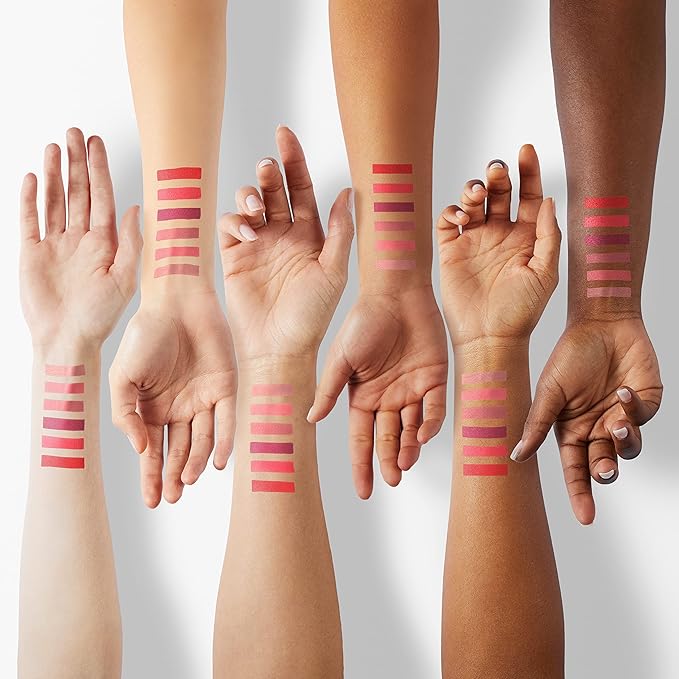 evpct 6Pcs Matte Liquid Lipstick Set Lip Stain Makeup Kit 24 Hour Long Lasting Waterproof Dark Red Stay on Matte Matt Lipsticks Set for Women Matt Liquid Lippies labiales matte larga duracion 24 C-02