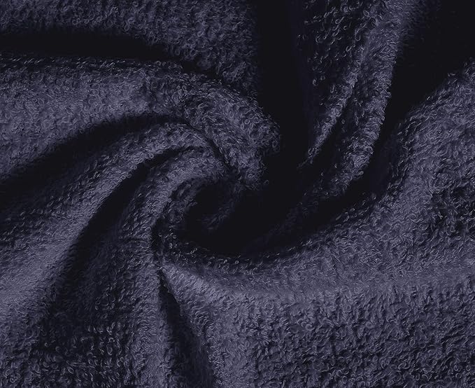 Softolle 100% Cotton Washcloths 60 Pack (12x12 Inches) Soft, Highly Absorbent Washcloth, Face Towels, Wash Cloths for Face, Ring Spun, Bulk Pack (Grey)