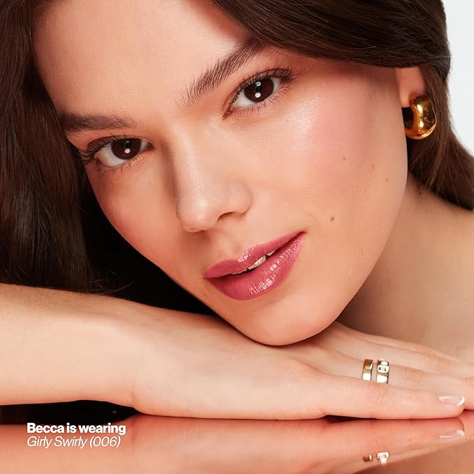 REVLON Super Lustrous Glass Shine Balm, Hydrating Tinted Lipstick, Sheer, Glossy Shiny Finish, 001 Sparkling Quartz, 0.11 oz