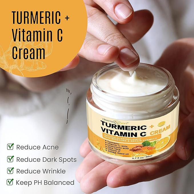 Glow Boosting Moisturizer, Organic Ingredients, Anti-Aging, Reduce Acne, Dark Spot Remover, Hydrates & Controlling Oil & Refining Pores for Normal Oily Skin - Set of 4