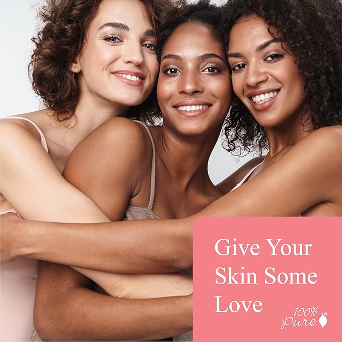 100% PURE Cocoa Cream Face Cleanser Moisturizing Wash for Women & Men Natural Hydrating Soap with Antioxidants & Caffeine - Cleanse Pores & Detoxify Vegan Makeup Remover - 3.4oz