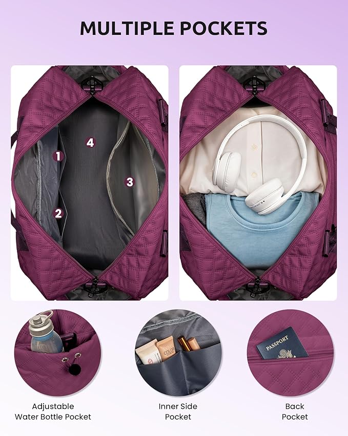 Gift Ideas for Girls 8 9 10 11 12 13 14 15 16 Year Old Girl Gifts-Travel Bags with Shoe Compartment, Weekender Bag, Overnight Bag for Women, Letter Travel Bag with Makeup Bag (Letter Y)