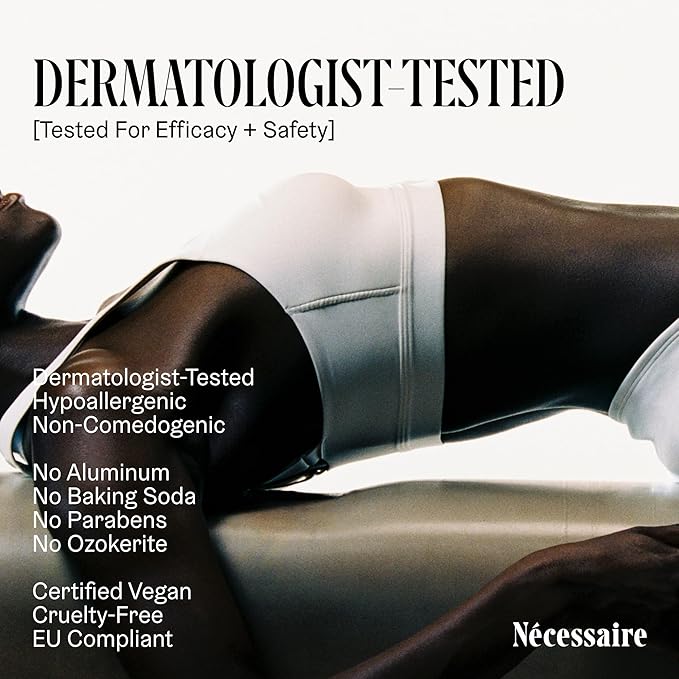 Nécessaire The Deodorant Eucalyptus | Natural Aluminum Free Deodorant For Women & Men. Extra Strength Treatment with Mandelic Acid. Free of Baking Soda, Ozokerite & Parabens (75 g/2.5 oz)