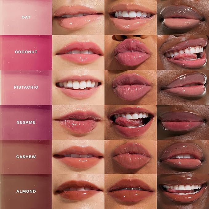 Tower 28 ShineOn Milky Lip Jelly, CASHEW, Non-Sticky, Hydrating Vegan Lip Gloss in Milky Rosy Brown, Apricot and Raspberry Seed Oil, Moisturizing, Clean, Cruelty Free