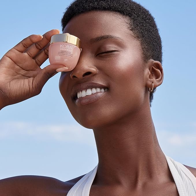 KORA Organics Kakadu Plum Vitamin C Eye Cream, Hydrating & Revitalizing, Certified Organic, Cruelty Free, Refillable, 0.51 fl oz