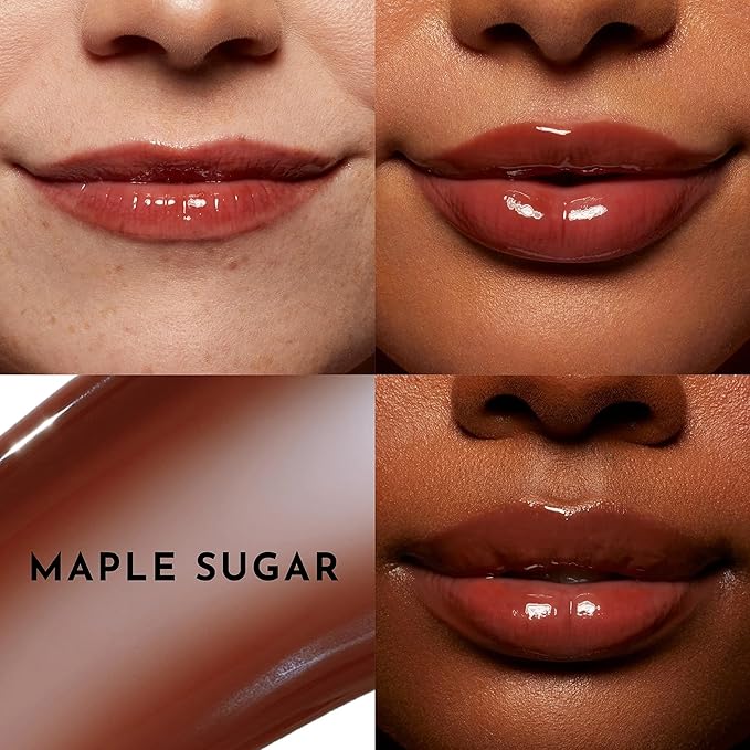 Lawless Women's Forget The Filler Lip Plumper Line Gloss, Maple Sugar, Brown, 0.11 Fl Oz (Pack of 1)