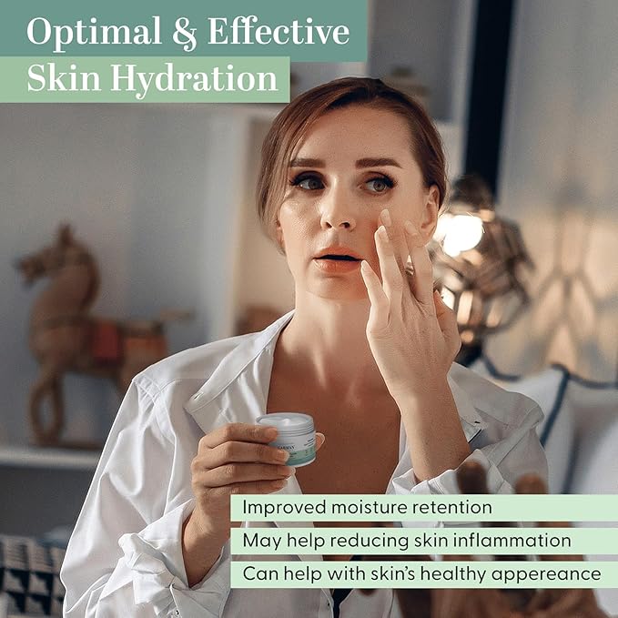 Ceramide and Peptide ageless Cream, Daily Facial Repair Moisturizing Cream, Skincare, Moisturizer, Safe for Sensitive Skin, Vegan, Gluten-Free