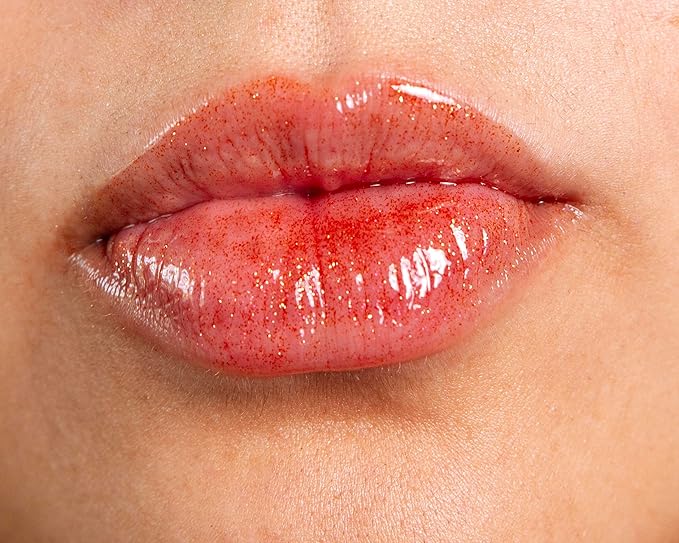 | Handmade, Vegan, Moisturizing Lip Gloss, Non-Sticky Lip Gloss (Bombshell)