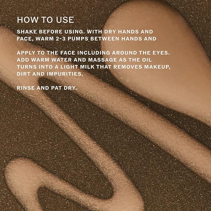 Sahajan Essential Cleansing Oil with Vitamin C + Squalane | Ayurvedic Gentle Clean Facial Cleansing Oil | All Skin Types, Sensitive Eyes | Remove Waterproof Makeup, SPF, Pollution | 4 oz