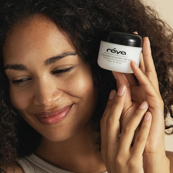 Raya Collagen-Elastin Cream (401) | Nourishing and Moisturizing Facial Treatment for Dry Skin | Helps Reduce Fine Lines and Wrinkles | Calms, Tones, Refines, and Firms