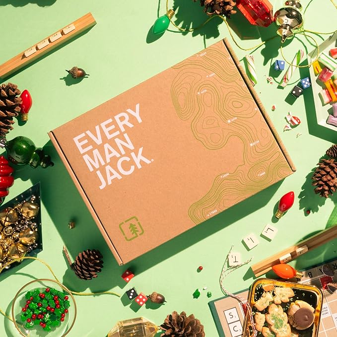 Every Man Jack Men’s Sea Minerals + Citron Bath and Body Gift Set - Clean Ingredients & Sea Minerals and Citron scent - Round Out His Routine with Body Wash, 2-in-1 Shampoo, Deodorant & Face Wash