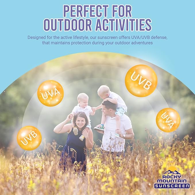 Rocky Mountain Sunscreen - SPF 30 Lotion | Broad Spectrum UVA/UVB Protection | Hawaii 104 Reef Act Compliant (Oxybenzone & Octinoxate Free) | Water Resistant 80 Min. | Gallon with Pump (128 Fl Oz)