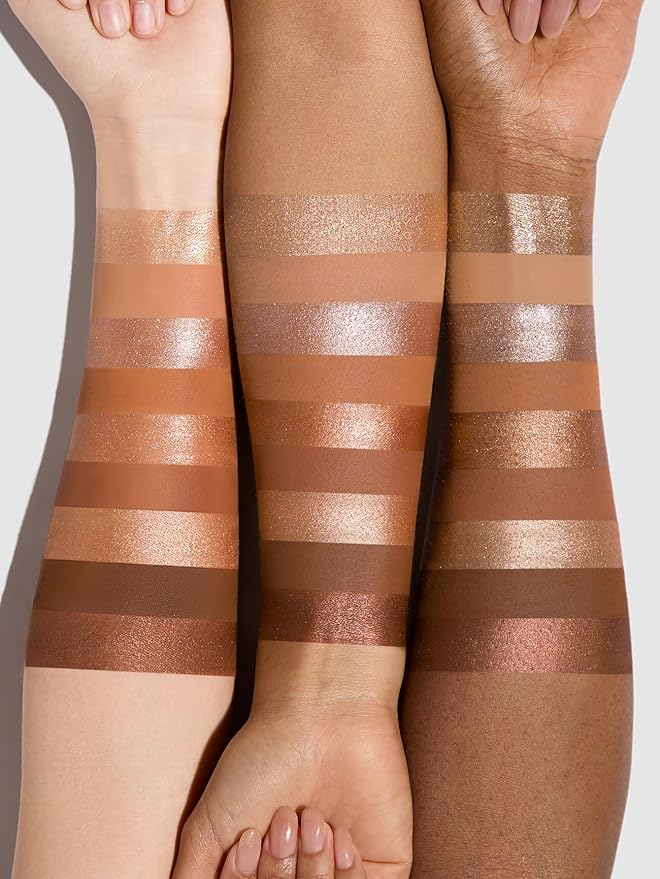 SHEGLAM Eyeshadow Palette 9-Color Ultra-pigmented Shimmer & Matte Shades, Vegan & Cruelty-free-Golden Mirage