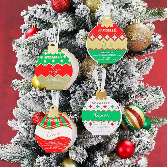Spongelle Holiday Ornament Assorted Pack