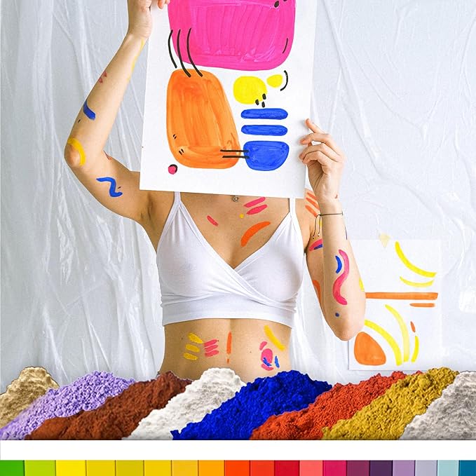 T-MILES 8-color Natural Cosmetics Pigment Set for DIY Eye Shadow Brow Powder Pressed Powder Sunscreen