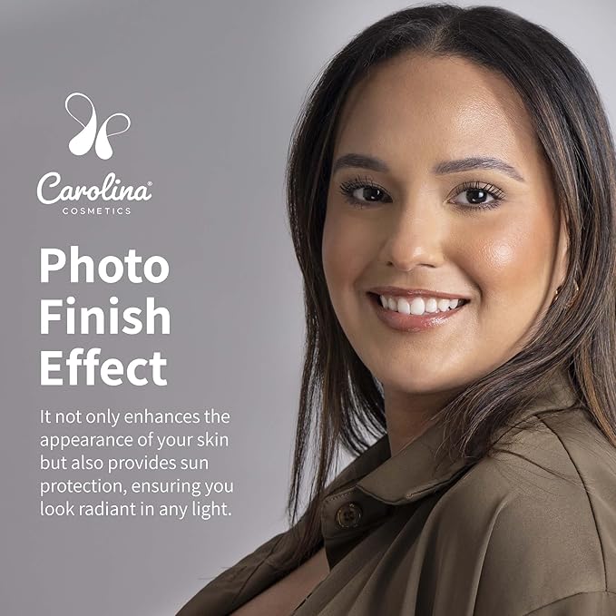 Plant-Based Foundation in Seashell Shade - Hydrating, Pore-Minimizing & Buildable Coverage - Vegan, Non-GMO, Gluten-Free, Paraben-Free- Sun Protection - 1Fl Oz