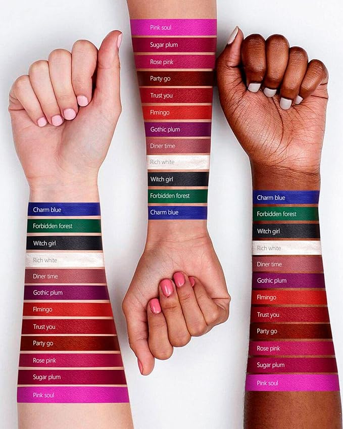 MAKI YIKA Black Lipstick for Women Color Stay Long Lasting Lipsticks, No Smudge Matte Liquid Lipstick Transferproof Cruelty-Free Lip Color |Witch Girl