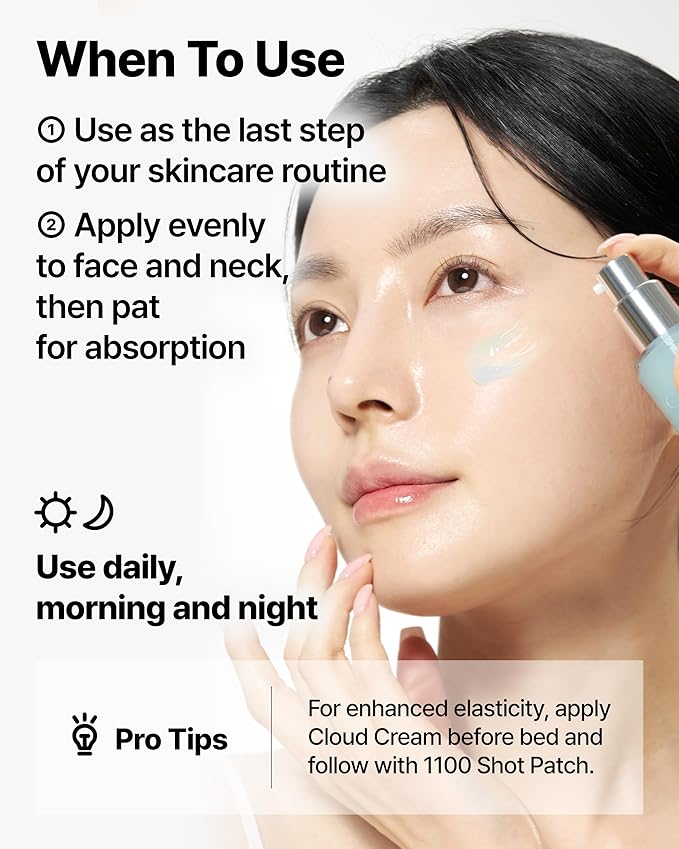 CHARDE Cloud Cream, Advanced Firming Cream for Face and Neck | Anti-Aging Moisturizer with Human Stem Cell, Peptides & Collagen for Deep Wrinkles, Fine Lines & Sagging Skin | Korean Skin Care