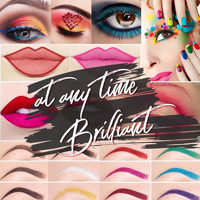 ADIMANIS 9PCS Colored Eyeliners Pen Set, Colored Eyeliner Pencils Pearl Eyeliner Kit Glitter Eye Liners for Women, Eye Shadow Pencil, Lip Liner, Professional Eye Makeup Set for Cosplay