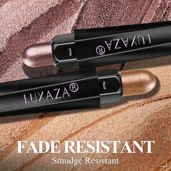 Classic 6PCS Neutral Eyeshadow Stick Makeup Set, Matte Cream Eye Shadow Eyeliner Brightener Pencil Crayon - Dusk Bloom