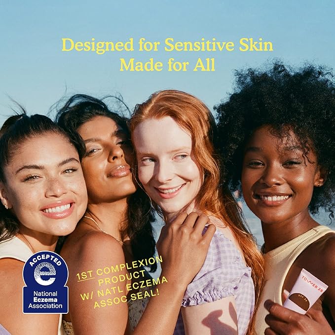 Tower 28 Beauty SunnyDays SPF 30 Tinted Mineral Sunscreen - For Sensitive Skin - 2-in-1 Facial Broad Spectrum UVA/UVB Protection + Foundation - Shade 05 FAIRFAX - Fair with Pink Undertones, 1 Fl Oz