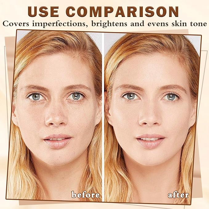 Magic Minerals Airbrush Foundation Full Coverage,Airbrush Flawless Setting Spray Foundation for Mature Skin,Moisturizing Foundation Makeup for Mist Finish(01 Natural/Warm Porcelain)