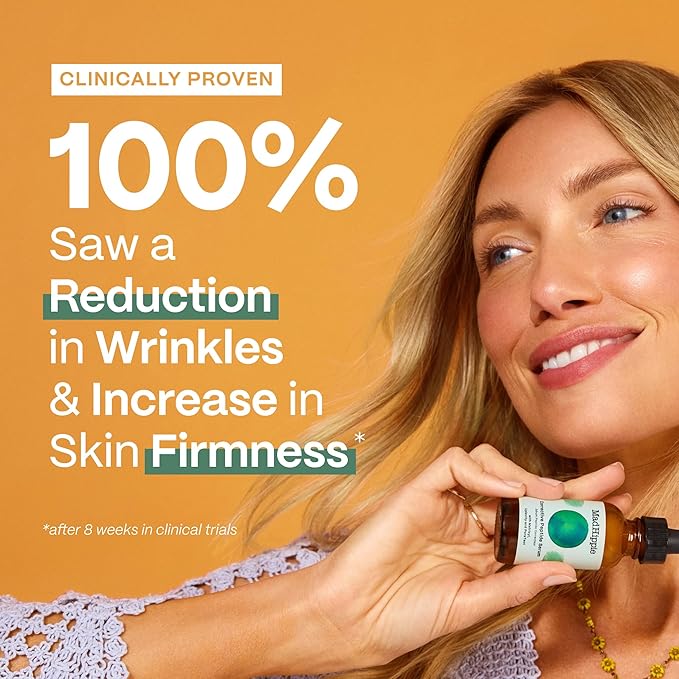 Mad Hippie Corrective Peptide Serum for Face – Skin-Tightening Collagen Peptides, Anti-Wrinkle Essentials, 1.02 Fl Oz