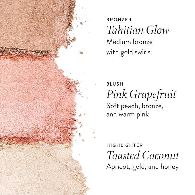 LAURA GELLER NEW YORK Geller's Greatest Lift-n-Glow Baked Trio Palette - Highlighter, Blush, Bronzer - All Skin Tones