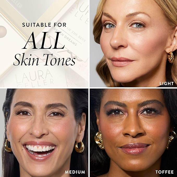 LAURA GELLER NEW YORK The Best of the Best Baked Palette - Tuscan Dreams - Full Size - Includes Bronzer, Blush, Highlighter and 6 Eyeshadows - Travel-Friendly (Best of the Best Tuscan Dreams)